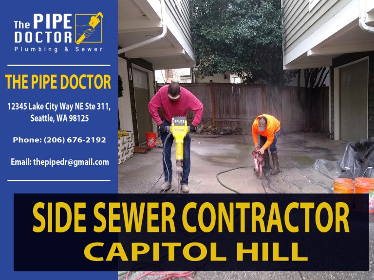 SIDE SEWER CONTRACTOR CAPITOL HILL