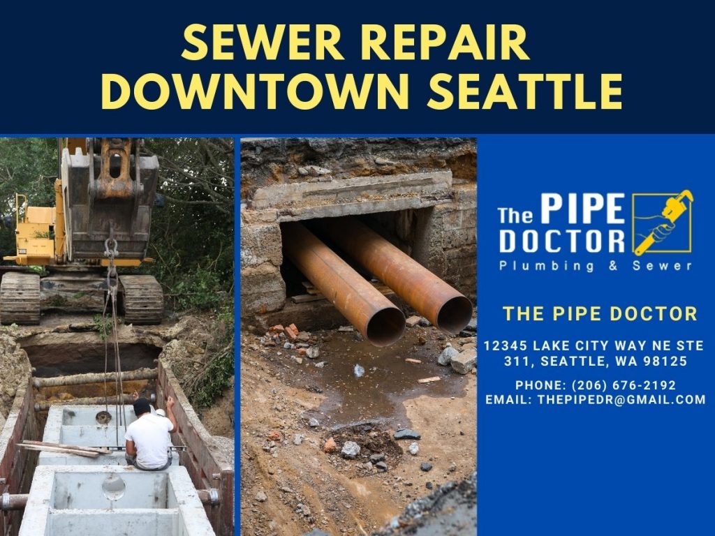 Sewer Repair Downtown Seattle